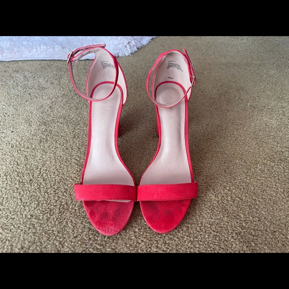 Madden Girl Bright Red High Heels (9)